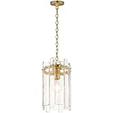 Maxim Lighting 21831AGGL Warren - 1 Light Pendant-12 Inch Tall and 7.5 Inch Wide