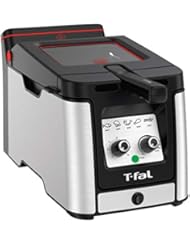 T-Fal FR600D51 Odorless Easy Clean Deep Fryer with Filtration System, 3.5-Liter, Stainless Steel