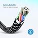 USB C to Lightning Cable POWERADD 3.3ft [Apple MFi Certified] Nylon Braided Fast Charging iPhone Charger and Sync Cord for iPhone 12/12 Mini/12 Pro/12 Pro Max/X/XS/XR/8