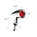 Senkauto Motorcycle Bullet 20 LED turn Signal Light Blinker (Red Light, Chrome)