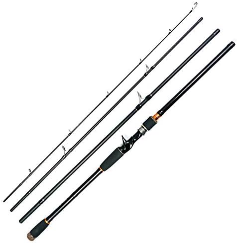Cool Wearer 2.1 2.4 2.7m Lure Rod 4 Section Carbon Spinning Fishing Rod Travel Rod Casting Fishing Pole Vava De Pesca Saltwater Rod,White,3.0 m