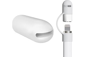 TechMatte Non-Magnetic 2-in-1 Cap Charging Adapter Compatible with Apple Pencil 1st Generation, Female to Female Charger Connector Cap