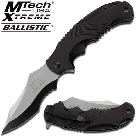 MX-A801BK M-Tech Xtreme CRQ7p8n Ballistic Spring Assisted Knife 5" ahjeifjd folding akskiwkdlfl67 vbncbddgfhrytui e667errtdf vcvx23werjk besdvcaq11 Mtech wwfmOXdPwJ Xtreme Ballistic Spring Assisted KnifeSpring Assisted Folder Knife5" Closed In LengthTwo NYwSmV7XGn Tone Matt Finish Half Serrated Stainless Steel BladeBlack HandleIncludes Pocket Clip