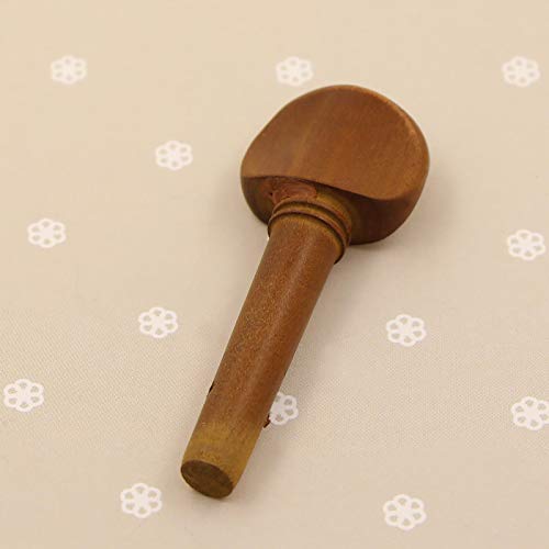 Creative-Idea 4pcs Violin Fiddle Tuning Peg Set 4/4 Size Wooden Replacement Jujube Wood