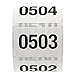 Consecutive Numbered Labels (0501-1000) / 1
