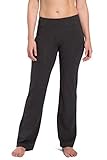 Fishers Finery Women's EcoFabric Classic Bootleg Yoga Pant; Back Pockets