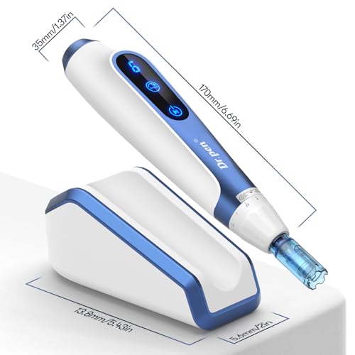 Dr.Pen Ultima A11 Microneedling Pen with Intelligent Sensor Base - Wireless Design - for Skin, Wrinkles, Scars and Stretch Marks