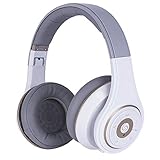 SNLSY Bluetooth Headphones Over Ear Hi-Fi 40mm Driver Foldable Portable Control Wireless Bluetooth Headphones Built-in Mic Soft Earmuffs White