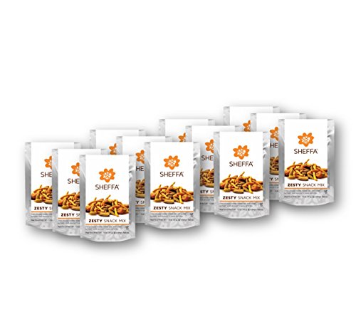 Sheffa Snack Trail Mix, Zesty, 1.5-Ounce (Pack of 12)