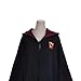 QuietClouds Cloak Christmas Halloween Cosplay Costume Hogwarts Deluxe Robe,mofapao01-red-XL