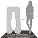 AngQi Pregnancy Pillow U-Shaped, Full Body Pillow for Pregnant Women, with Maternity Pillow Velvet Cover, Grey-Blue…