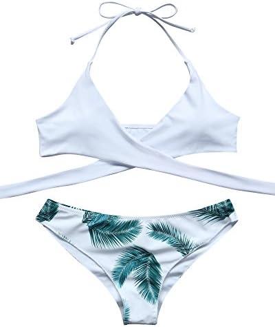 MOOSKINI Womens Padded Push-up Bikini Set Bathing Suits Two Pieces Swimsuit