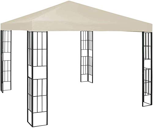 DNNAL Pavillon im Freien, 3X3 M wasserdichtes Garten-Party-Zelt Sonnenschutz für Outdoor-Hochzeit BBQs – Bild 7