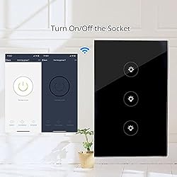 WiFi Smart Wall Touch Light Switch Glass Panel