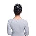 Benehair Hair Bun Hairpiece Scrunchy Updo Hair Pieces Fluffy Scrunchies Donut Hairpiece Synthetic Curly Wavy Messy Chignons With Elastic Rubber Band Dark Black-Thicker 2pcs 70g