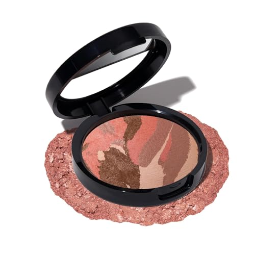 Laura Geller New York Baked Blush-n-Bronze Marbleized 2-in-1 Sculpting Bronzer Blush - Tawny Bronze - Gesichtskontur mit strahlendem Glanz
