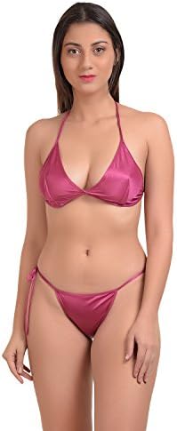 Eldino Sexy Night wear Bra Panty Bikini/Lingerie Set_Pack of 1