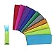 CREATRILL 10 Pack Ice Pop Sleeves Popsicle Holders Bags, Neoprene Fabric, 10 Colors