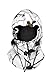 TrailCrest Womens Camo Reversible face mask (Snow Forest)