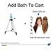 Mannequin Head Holder Tripod Stand, Beauty Star Adjustable Hairdressing Practice Training Cosmetology Mannequin Wig Head Stand Tripod Holder for Beauty Hair Salon with Carry Bag
