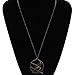 Lureme Antique Bronze Chain Arrow Bird Pendant Necklace for Women and Men 01000947-1