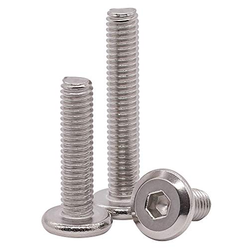 M6-1.0 x 16mm Flat Head Hex Socket Cap Screws