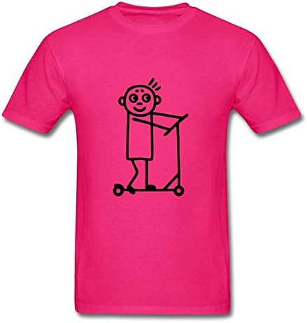 Edithsoto Kick Scooter / Board - Boy New Style Short Sleeves Xxx-large For Men Pink