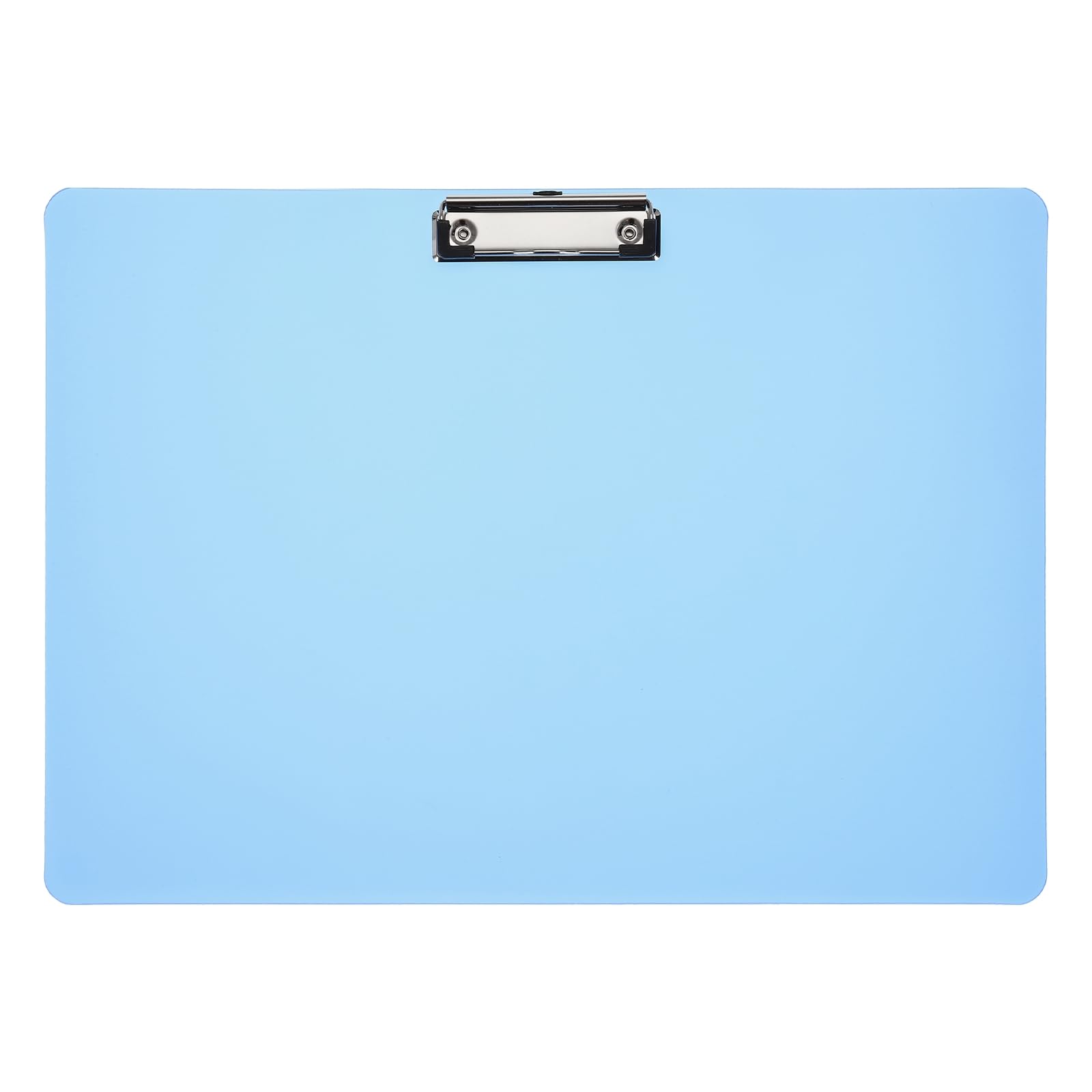 PATIKIL 17 x 12.6 Inch Clipboard Landscape, A3 PP Plastic Office Clipboards Low Profile Clip for Office Drawing Sketching, Blue