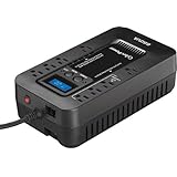 CyberPower EC650LCD Ecologic UPS System, 650VA/390W, 8 Outlets, ECO Mode, Compact