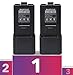 2pc Baofeng BL-5 3800mAh Extended Batteries Compatible with UV-5R BF-8HP UV-5RX3 RD-5R UV-5RTP UV-5R+, UV-5X3, Rechargeable Extended Baofeng Accessories Battery by Mirkit Radio USA primary