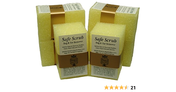 Amazon Com Pinnacle Car Care Products Safe Scrub Bug Tar Pad 6 Pack Automotive