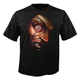 Morphsuits Digital Dudz Frantically Moving Eyeball Shirt, Black/Multi Print, Small