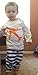Fiream Boys Cotton Long Sleeve Clothing Set(Grey,3T)