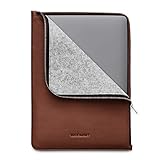 Woolnut Leather Sleeve for 14-inch MacBook Pro