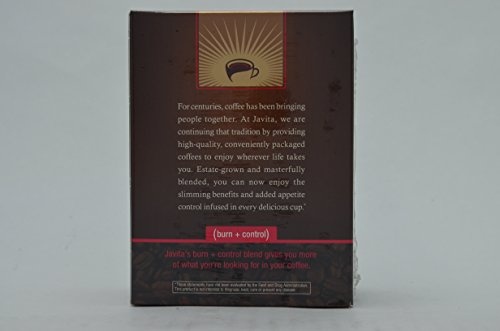 Javita (burn + control) Gourmet Instant Coffee for Weight Loss (Power