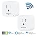 SIEGES Wifi Smart Plug Outlet - Wireless Remote Control Timer Switch, Work with Amazon Alexa Echo Dot and Google Home, 2 Pack