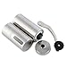 Manual Coffee Grinder With Adjustable, Conical Ceramic Burr– Supreme Grind Ergonomic Hand Crank Mill– Precision Easy To Clean & Carry– Perfect Gift- Stainless Steel Coffee Spoon Included