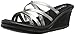 Skechers Cali Women's Rumblers-Social Butterfly Wedge Sandal,Gunmetal,7 M US