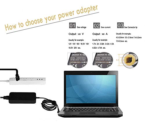 65W Universal AC Adapter Charger for Asus Laptop PA-1650-78 A56C A56CA A56CM ADP-65GD AD887020 B EXA1203YH PA-1650-78 PA-1650-93 F555 F555LA ADP-65AW A EXA0703YH AD887320 ADP-65BW BADP-65DW - Thumbnail 5