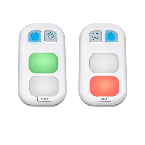 HONWELL Teeth Brush Timer and Hand Wash Timer for Children 2 Pack Battery Powered Wireless LED Timer Great Gift for Kids and Teens