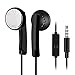 Earphones, NOOT Products Classic ND-T35 Premium Earbuds with Mic Stereo Headphones | Earphone - Made for iPhone | iPod | iPad | Android Smartphone | Tablets | MP3 Players - 24 Month Warranty (Black)