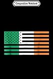 Composition Notebook: Irish American flag distressed design gifts Journal/Notebook Blank Lined Ruled 6x9 100 Pages