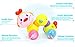 Coolecool Press and Crawl Cute Creeping Worm Baby Toys 6 to 12 Months Toddler Activity Toys with Smiling Face, Sweet Music and Pretty Lights (Multicolored)