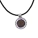 PINMEI Beautiful Crystal Golf Ball Marker with Bling Black Necklace for Women Golf Gift