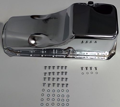 Pirate Mfg Bb Chevy BBC Chrome Oil Pan W/Bolts 4Qt 396-427-454 '65-76 Hot Rat Street Rod