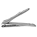 Kohm Curved Blade Edge Nail Clipper with Nail File (Swing Out), SS Wide Jaw Toenail Clippers for Thick Nails, Large Nail Clippers for Men, Seniors, Women