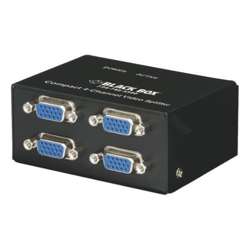 Black Box 4-Channel Compact VGA Video Splitter
