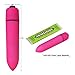 Vibrator, Oomph! Mini Bullet Shape Waterproof 16 Speed Vibration G-spot Massager/Vibes Sex Toy for Women (Pink)