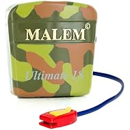 Malem Ultimate Selectable Bedwetting Enuresis Alarm with Vibration & 8 Alarm Tones for Boys & Girls - Camouflage