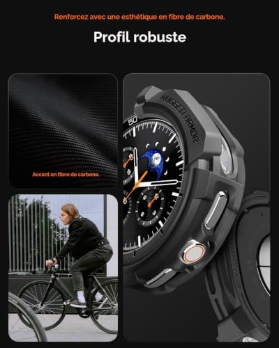 Rugged Armor Coque pour Galaxy Watch 8 Classic